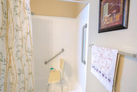 Residential Assisted Living in Fontana CA - Annie's Haven - shower
