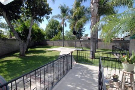 Residential Assisted Living in Claremont CA - Angel Care Guest Home - backyard ramp