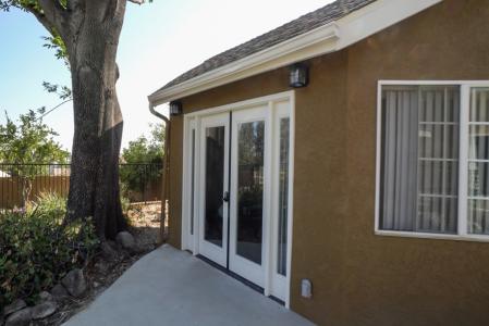 Residential Assisted Living in Rancho Cucamonga CA - Villa Living - backyard door